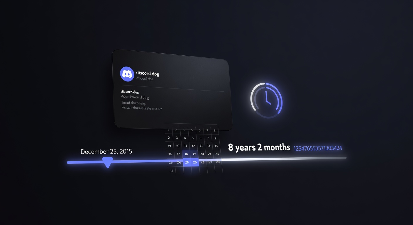 Discord Account Age Checker: See When Any Account Was Created — Check any Discord account's creation date instantly using their user ID. Learn how Discord snowflake IDs encode account age.