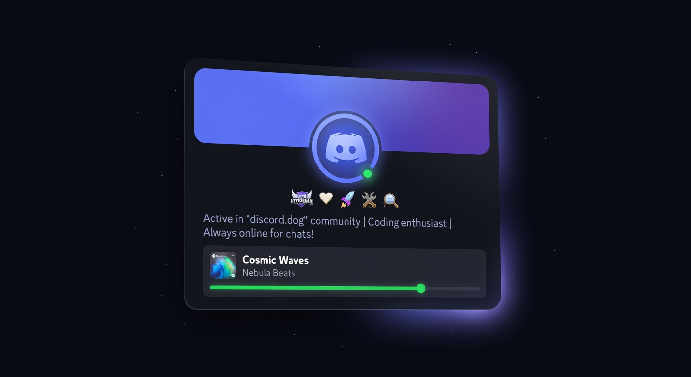Discord Profile Viewer: See Any Discord Profile Without Logging In — View any Discord user's profile — avatar, bio, badges, connections, and live status — without a Discord account. Try discord.dog for free.